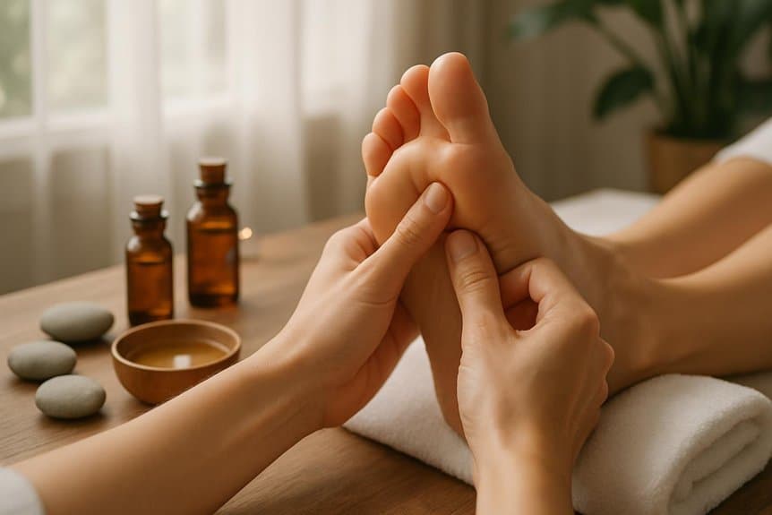 Reflexology treatment
